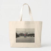Boats on River Stour Canvas Bag