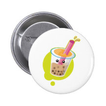 Boba Milk Tea Pins