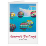 Bobber Fish Bulbs Christmas card