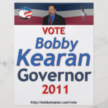 Bobby Kearan Campaign Flyer