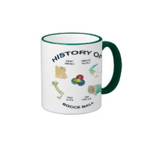 Bocce Ball History mugs