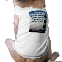 Bodie Island Lighthouse Dog Shirt