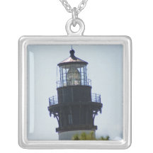 Bodie Island Lighthouse Personalized Necklace