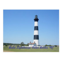 Bodie Island Lighthouse OBX North Carolina Post Card