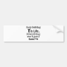Body Building Gift Designs Bumper Stickers