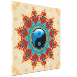 Bohemian Spirit Yin Yang Wrapped Canvas Stretched Canvas Prints
