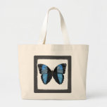 Boho Blue Butterfly Art Bag