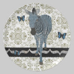 Boho Butterfly & Zeb Damask Plate plates