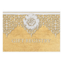 BOHO Faux Burlap n Lace gypsy modern Mod style Business Card