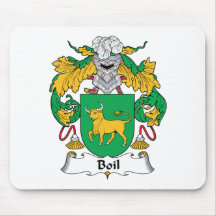 Boil Family Crest Mouse Mat