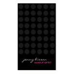 Bold Make-Up Artist Business Cards