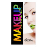 BOLD MAKEUP ARTIST BUSINESS CARD