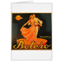 Bolero Greeting Card