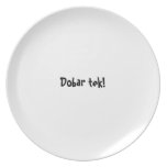 Bon appetit plate series - Croatian - Dobar tek