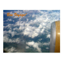 'Bon Voyage' photo postcard