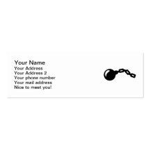 Bonds Ball Business Card Template