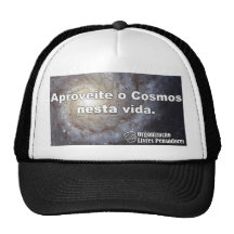 Boné Aproveite o Cosmos nesta vida