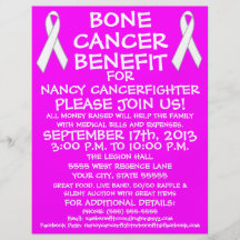 Bone Cancer Benefit Flyer