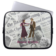 Bonnie & Clyde Laptop Sleeve