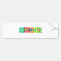 Bonus Bumper Sticker