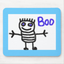 BOO Boy Mouse Pad