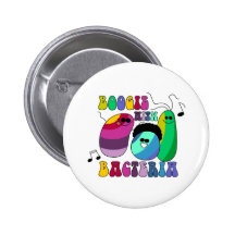 Boogie with Bacteria Pinback Buttons