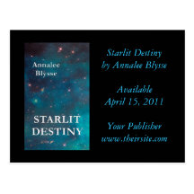 Book Cover Promotional Postcard