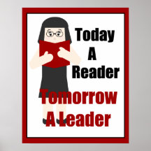 Book Lover Gal 2 Leader Poster