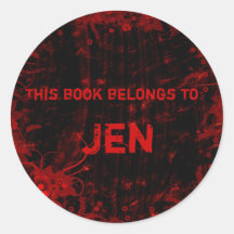 Book Plate - Customise with your name Stickers