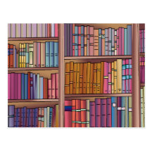 Book Worm Postcard