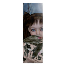 Bookmark Dragon Girl Business Card