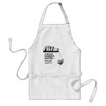 BOOKS COMMIT SUICIDE APRONS