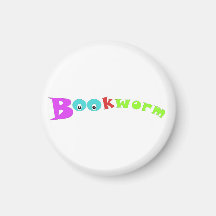 Bookworm Refrigerator Magnets