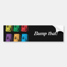 Boomboxes Bumper Sticker