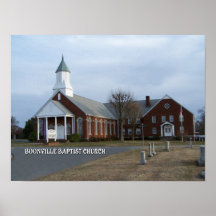 BOONVILLE BAPTIST CHURCH-POSTER