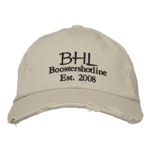 BoostershotlineEst. 2008, BHL Embroidered Hat