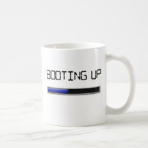 Booting Up Coffee Mugs