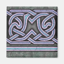 Border B, Blue Straight Magnet