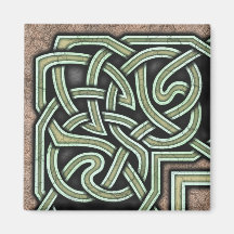 Border B, Green Corner Magnet