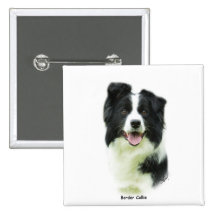 Border Collie 9A015D-24 Button