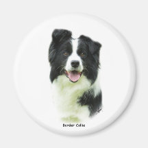 Border Collie 9A015D-24 Refrigerator Magnet