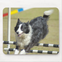 Border Collie Agility  Mouse Pad