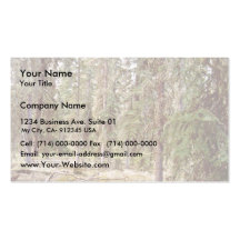 Boreal Forest floor Business Card Templates