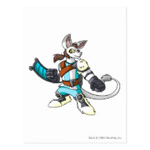 Bori Terror Mountain Player Postcard