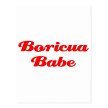 Boricua Babe Post Card