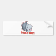 BORN 1980'S BUMPER STICKERS