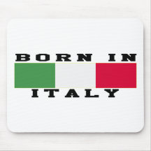 Born In Italy Mousepads