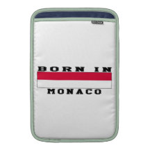 Born In Monaco Sleeves For MacBook Air
