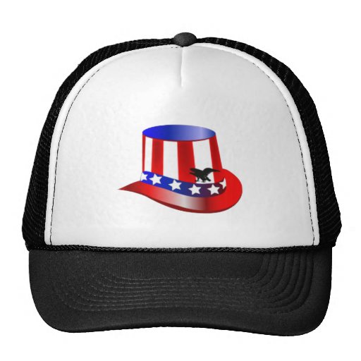 born on the 4th of july mesh hats