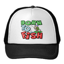 Born To Fish Fishing T-shirts and Gifts Hat